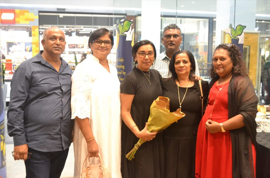 Farhana Yunnus with a guest at the launch